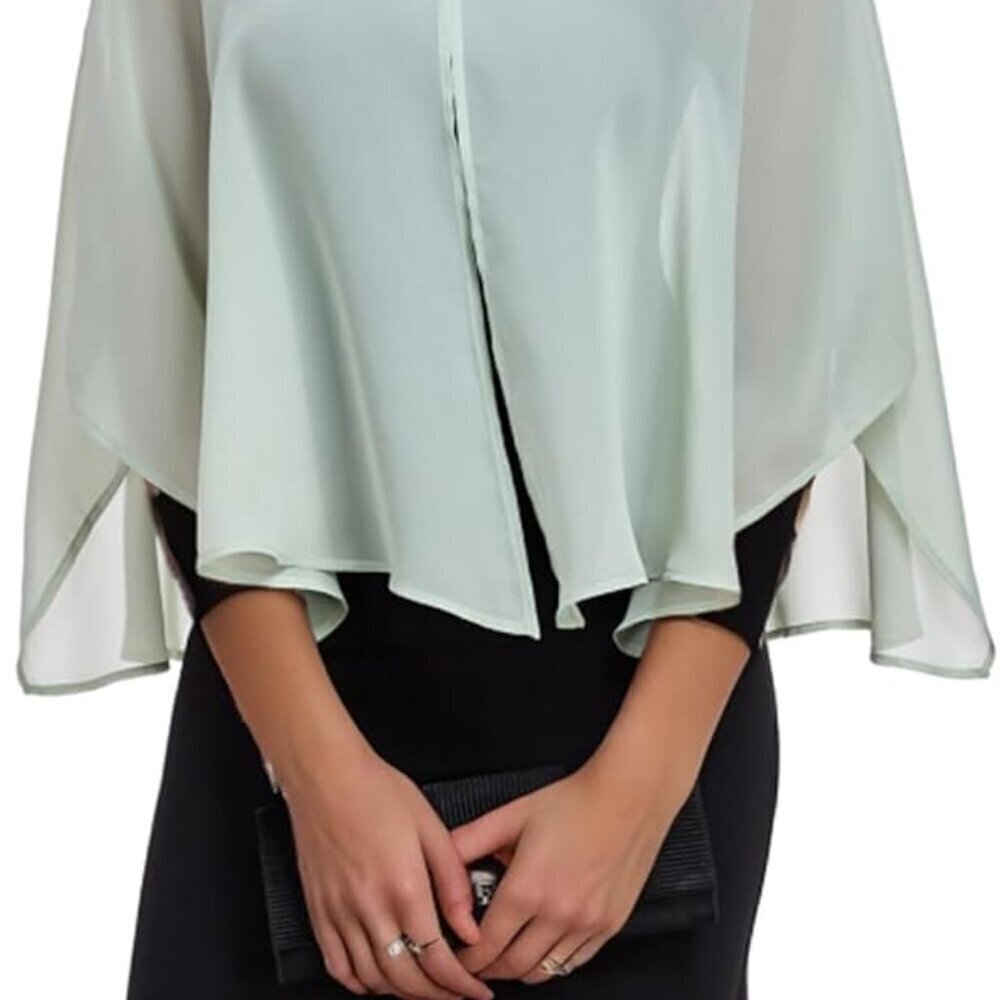 Chiffon Shawl Soft Wrap for Wedding Evening Party Cover Up Accessories - Picture 2 of 6